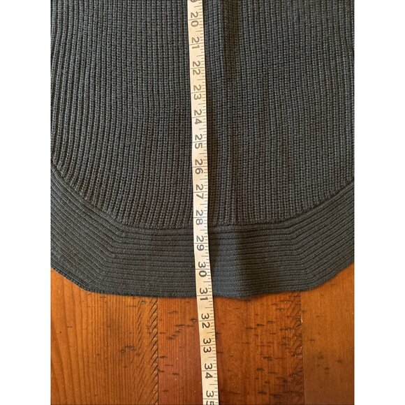 Athleta Green Knit Sweater Size Medium Wool Blend - Picture 6 of 6